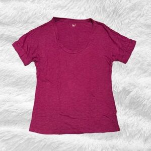 Women’s GAP Scoopneck Tshirt, purple, size XS
